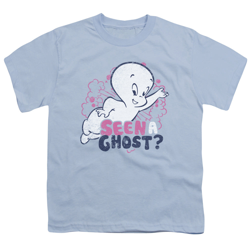 Casper - Seen A Ghost - Short Sleeve Youth 18/1 - Light Blue T-shirt
