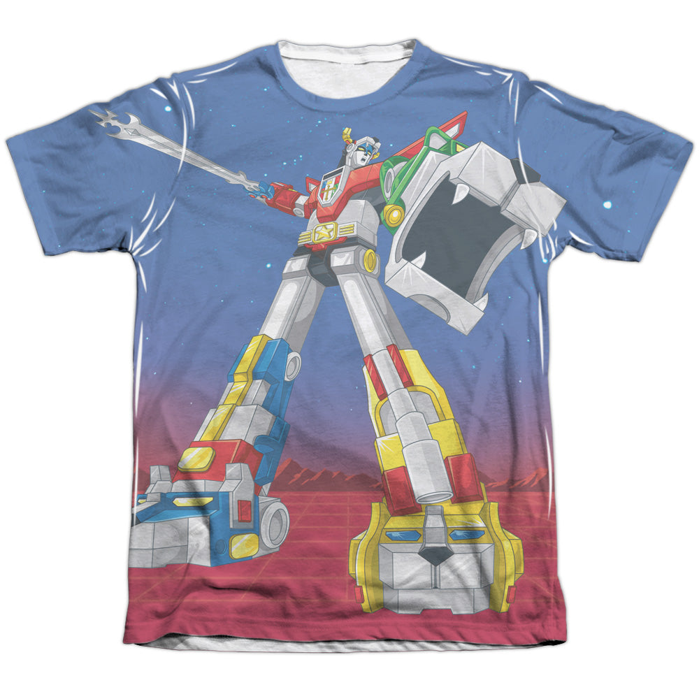Voltron - Form Voltron - Adult Poly/cotton Short Sleeve Tee - White T-shirt