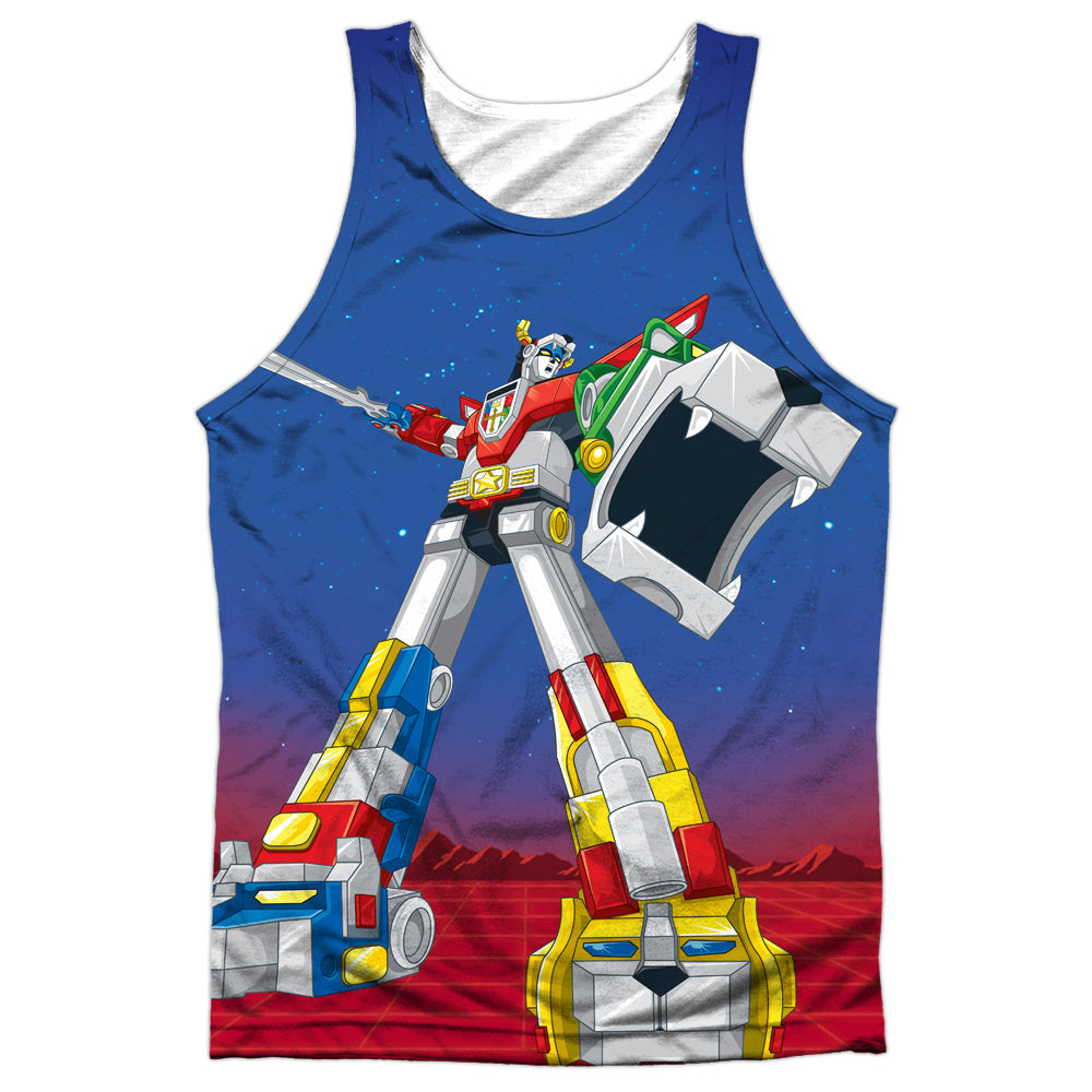 Voltron - Form Voltron - Adult 100% Poly Tank Top - White