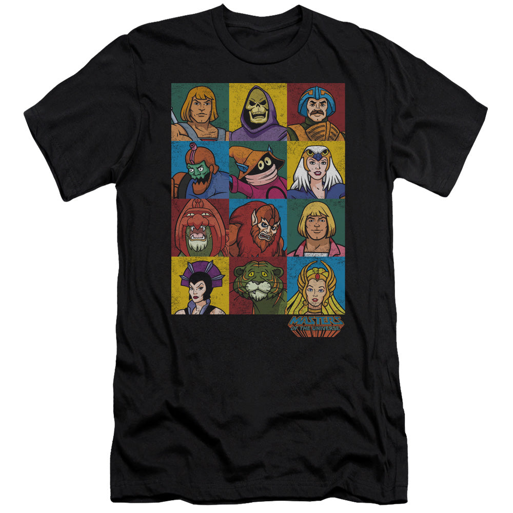 MASTERS OF THE UNIVERSE CHARACTER HEADS-S/S T-Shirt