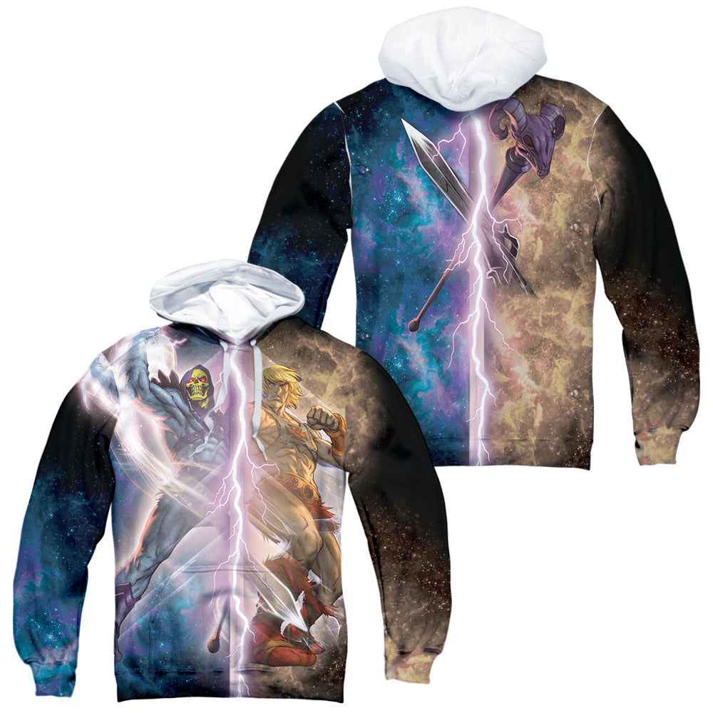 Masters Of The Universe - Strike (Front/back Print) - Adult Poly Pullover Hoodie - White