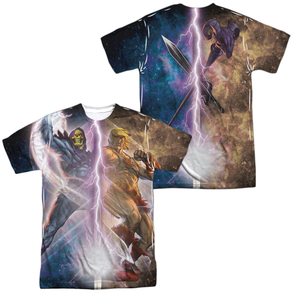 Masters Of The Universe - Strike (Front/back Print) - Short Sleeve Adult Poly Crew - White T-shirt