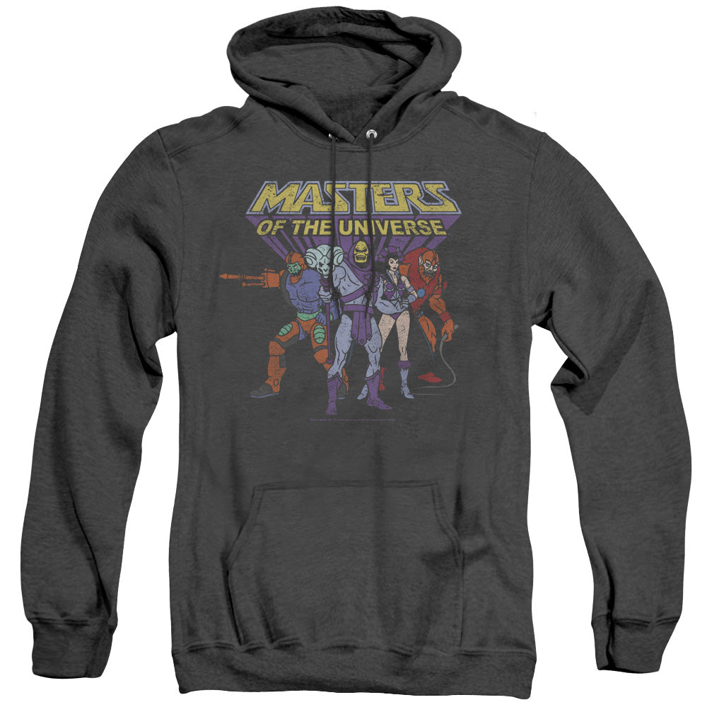 Masters Of The Universe - Team Of Villains - Adult Heather Hoodie - Black