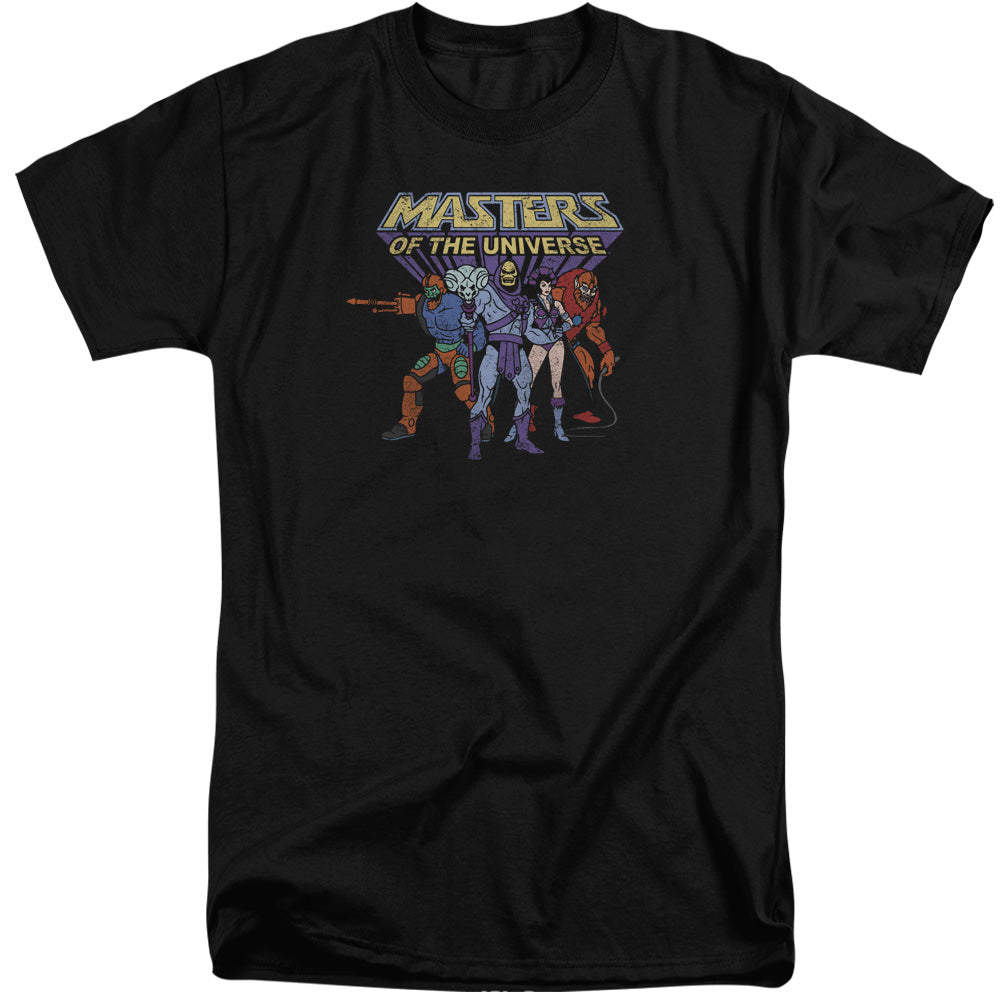 Masters Of The Universe - Team Of Villains - Short Sleeve Adult Tall - Black T-shirt
