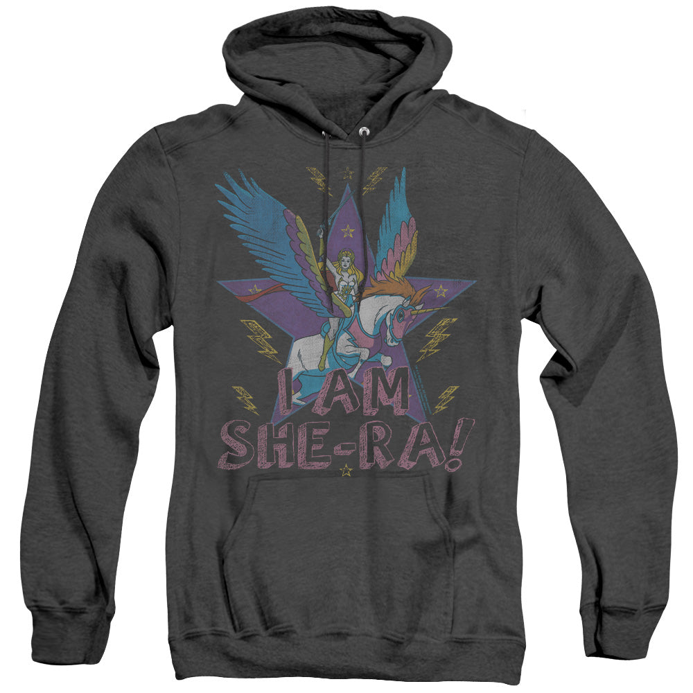 She Ra - I Am She Ra - Adult Heather Hoodie - Black