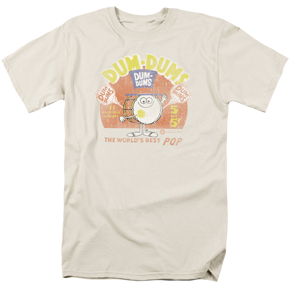 Dum Dums - Best Pop - Short Sleeve Adult 18/1 - Cream T-shirt