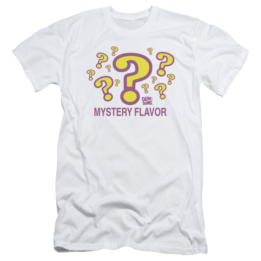 Dum Dums - Mystery Flavor - Short Sleeve Adult 30/1 - White T-shirt