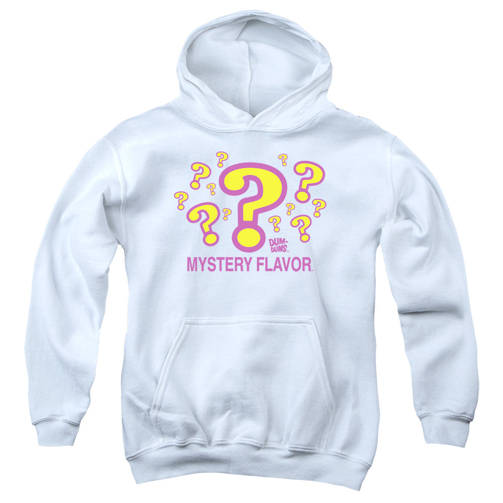 Dum Dums - Mystery Flavor - Youth Pull-over Hoodie - White
