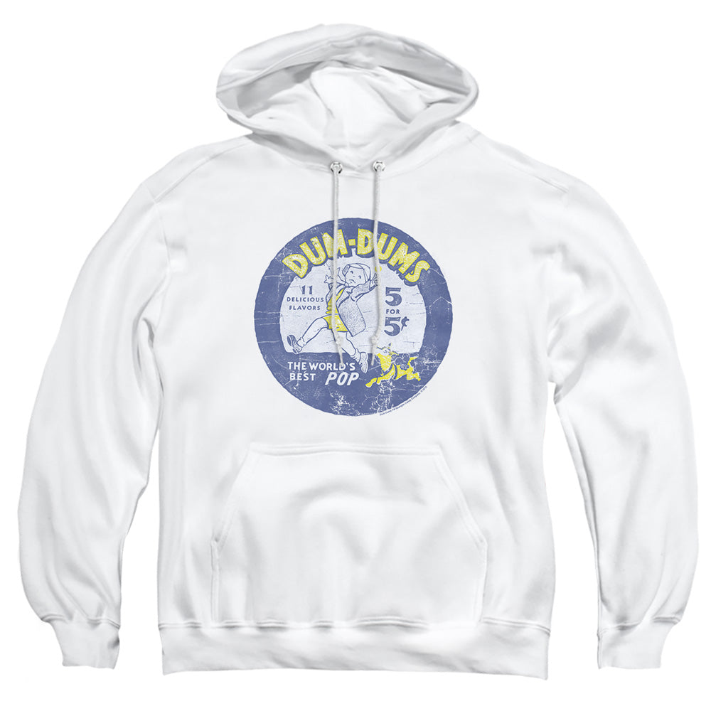 Dum Dums - Pop Parade - Adult Pull-over Hoodie - White