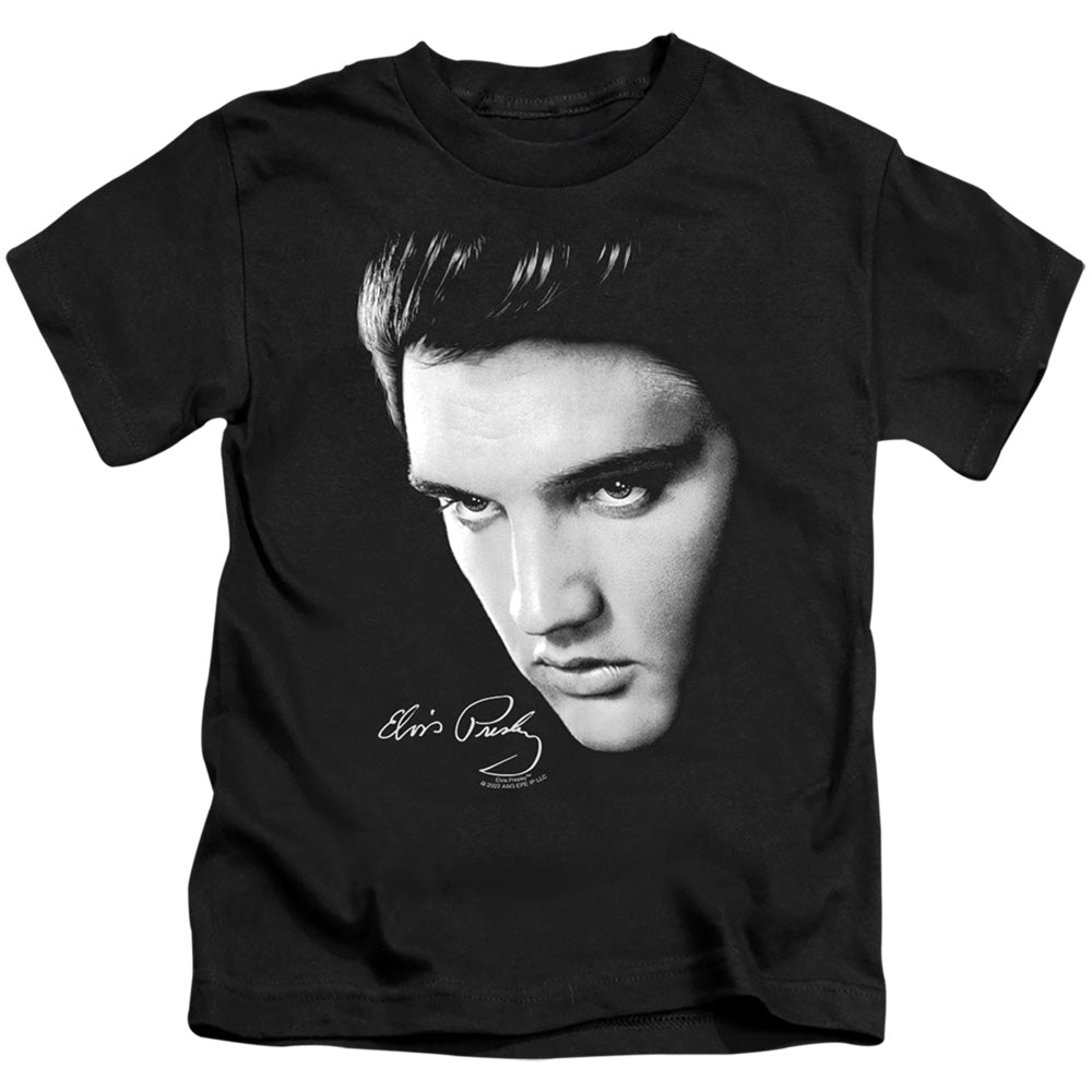 ELVIS PRESLEY FACE - S/S JUVENILE 18/1 - BLACK - T-Shirt