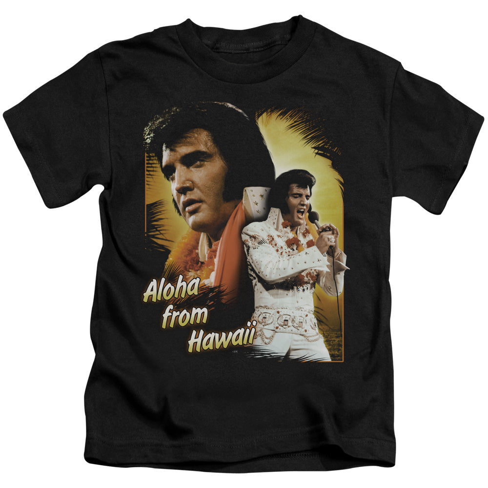 ELVIS PRESLEY ALOHA - S/S JUVENILE 18/1 - BLACK - T-Shirt