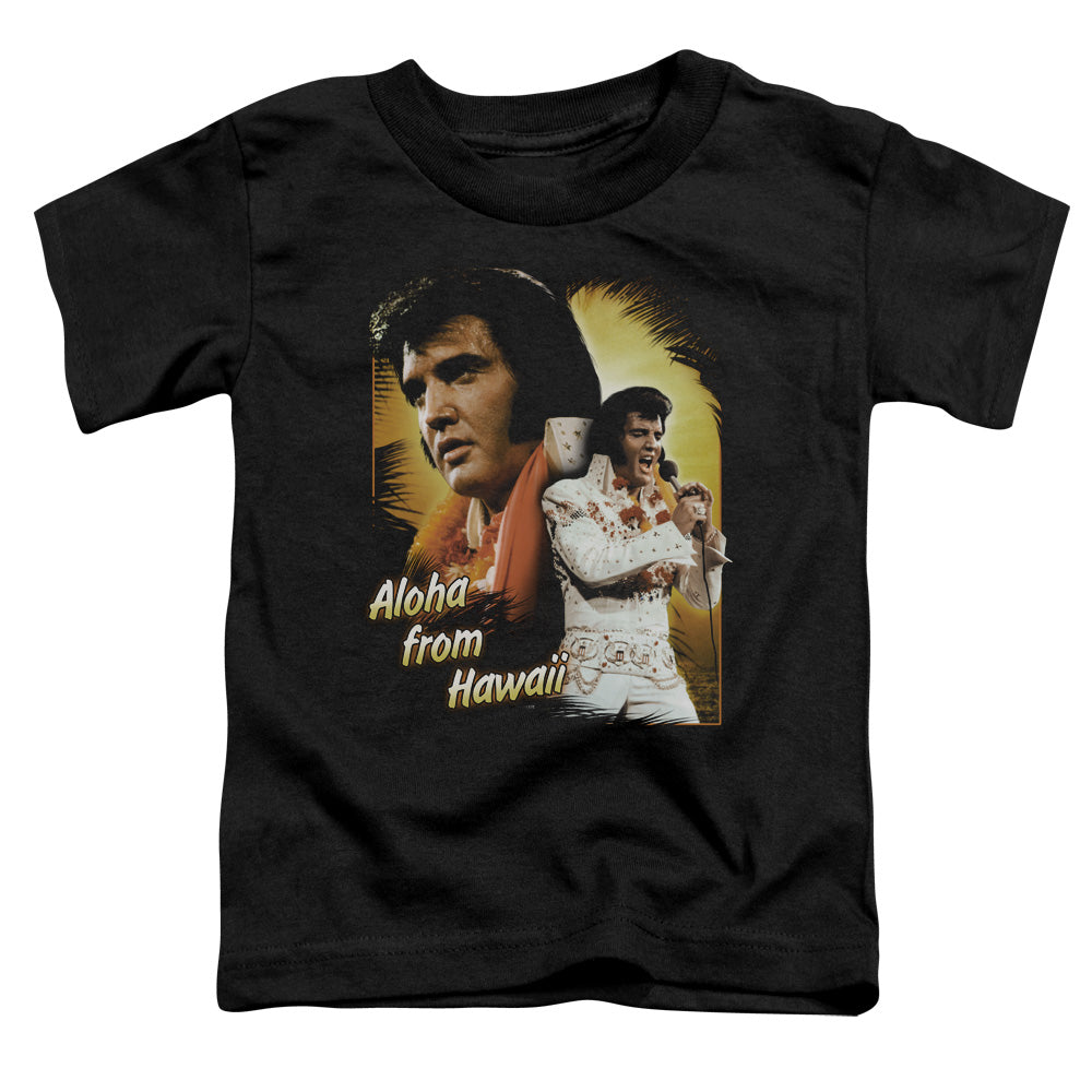 Elvis Presley - Aloha - Short Sleeve Toddler Tee - Black T-shirt