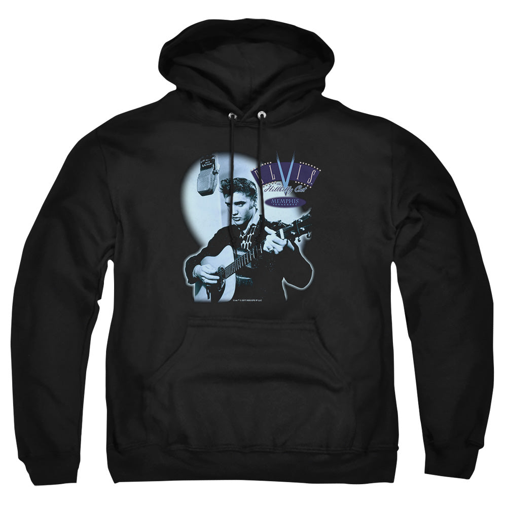 Elvis Presley - Hillbilly Cat - Adult Pull-over Hoodie - Black