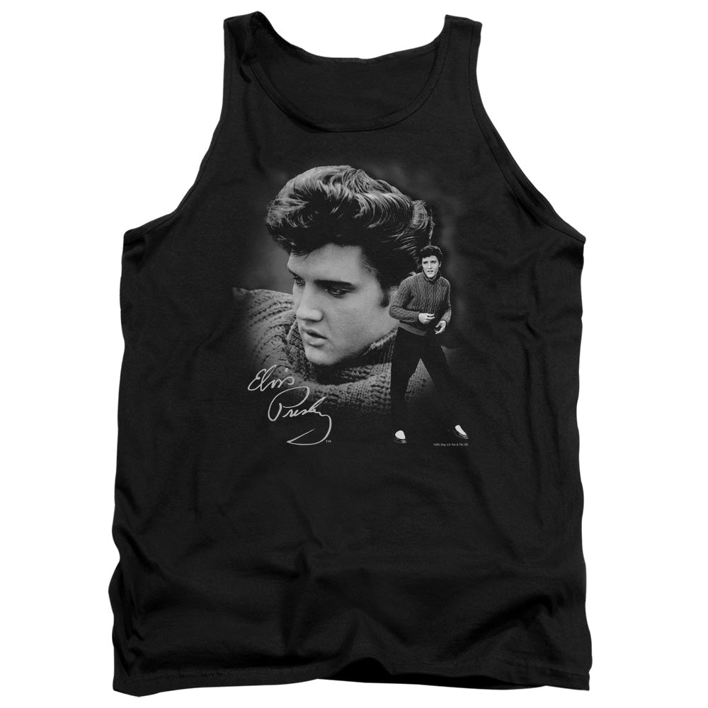 Elvis Presley - Sweater - Adult Tank - Black