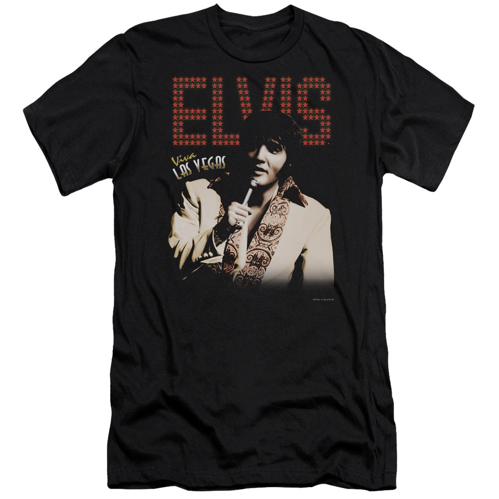 Elvis Presley - Viva Star-premuim Canvas Adult Slim Fit 30/1 - Black
