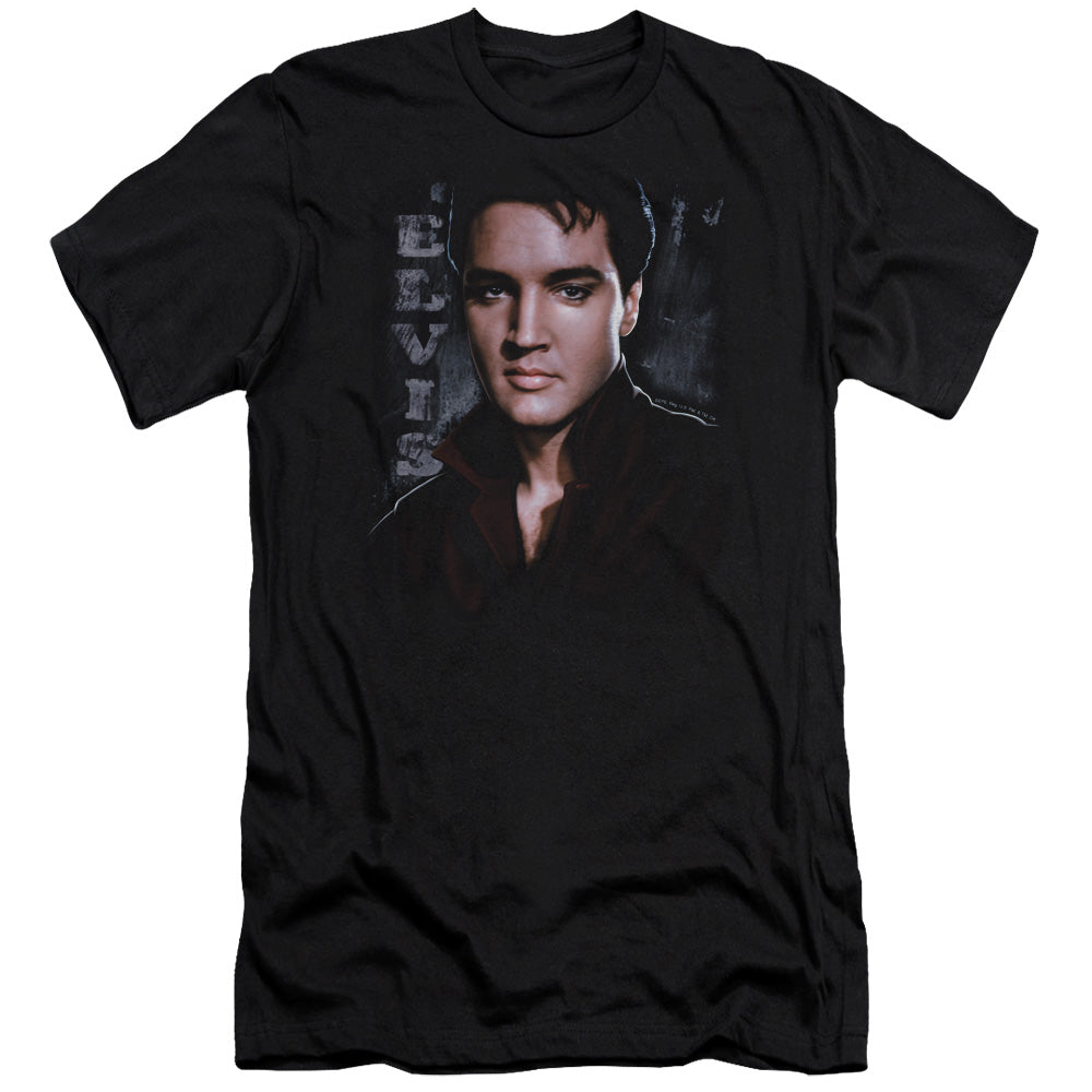 Elvis Presley - Tough-premuim Canvas Adult Slim Fit 30/1 - Black