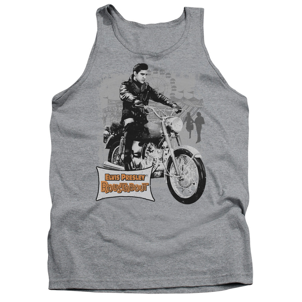 Elvis Presley - Roustabout Poster - Adult Tank - Athletic Heather