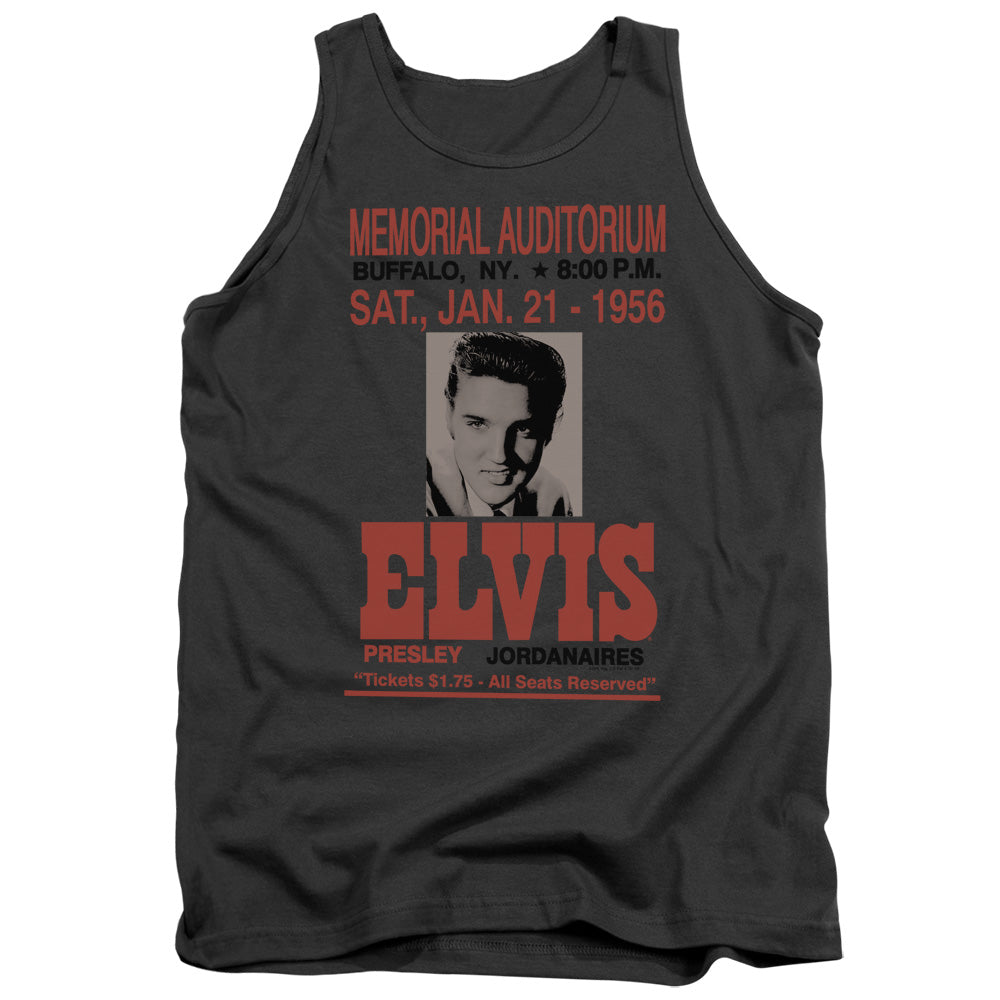 Elvis Presley - Buffalo 1956 - Adult Tank - Charcoal