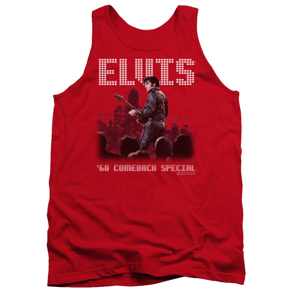 Elvis Presley - Return Of The King - Adult Tank - Red