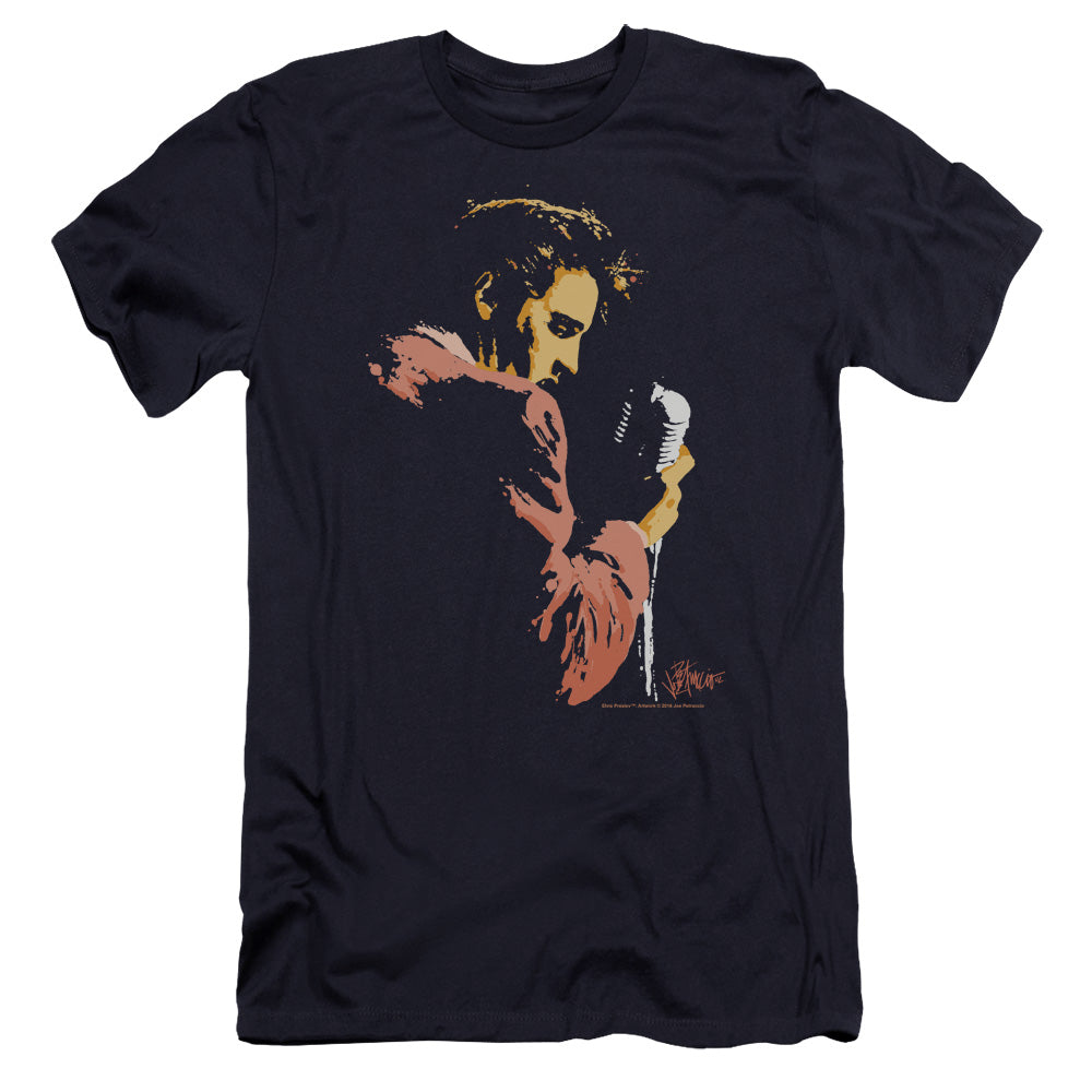 Elvis Presley - Early Elvis-premuim Canvas Adult Slim Fit 30/1 - Navy