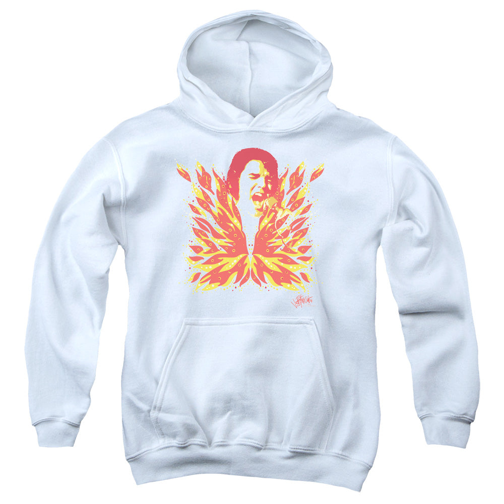 Elvis Presley - His Latest Flame - Youth Pull-over Hoodie - White