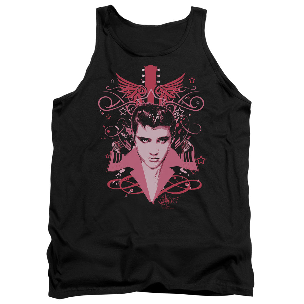 Elvis Presley - Lets Face It - Adult Tank - Black