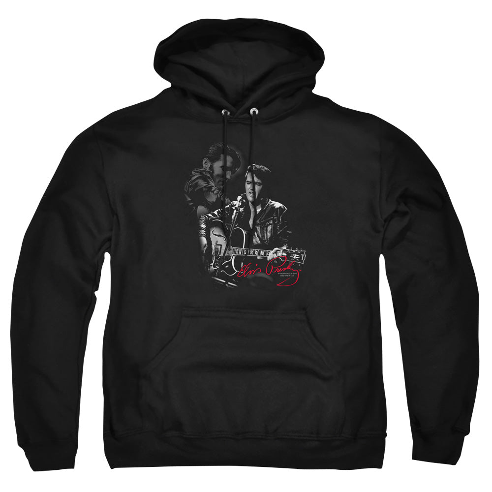 Elvis Presley - Show Stopper - Adult Pull-over Hoodie - Black