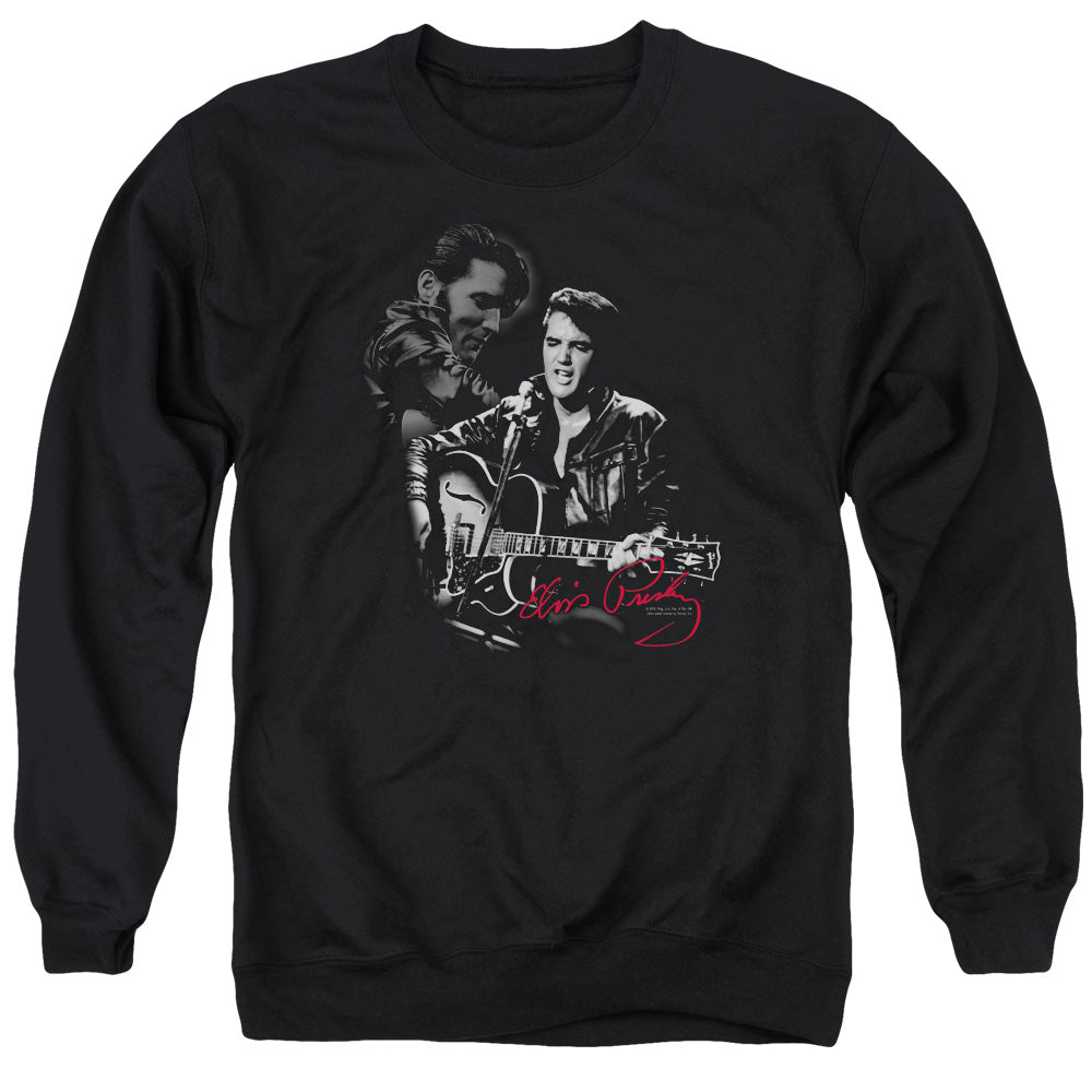 Elvis Presley - Show Stopper - Adult Crewneck Sweatshirt - Black