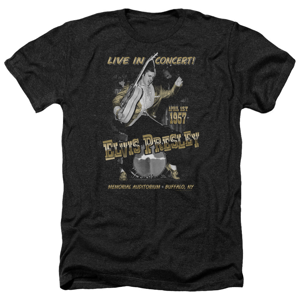 Elvis Presley - Live In Buffalo - Adult Heather-black