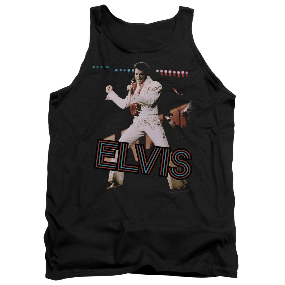Elvis Presley - Hit The Lights - Adult Tank - Black