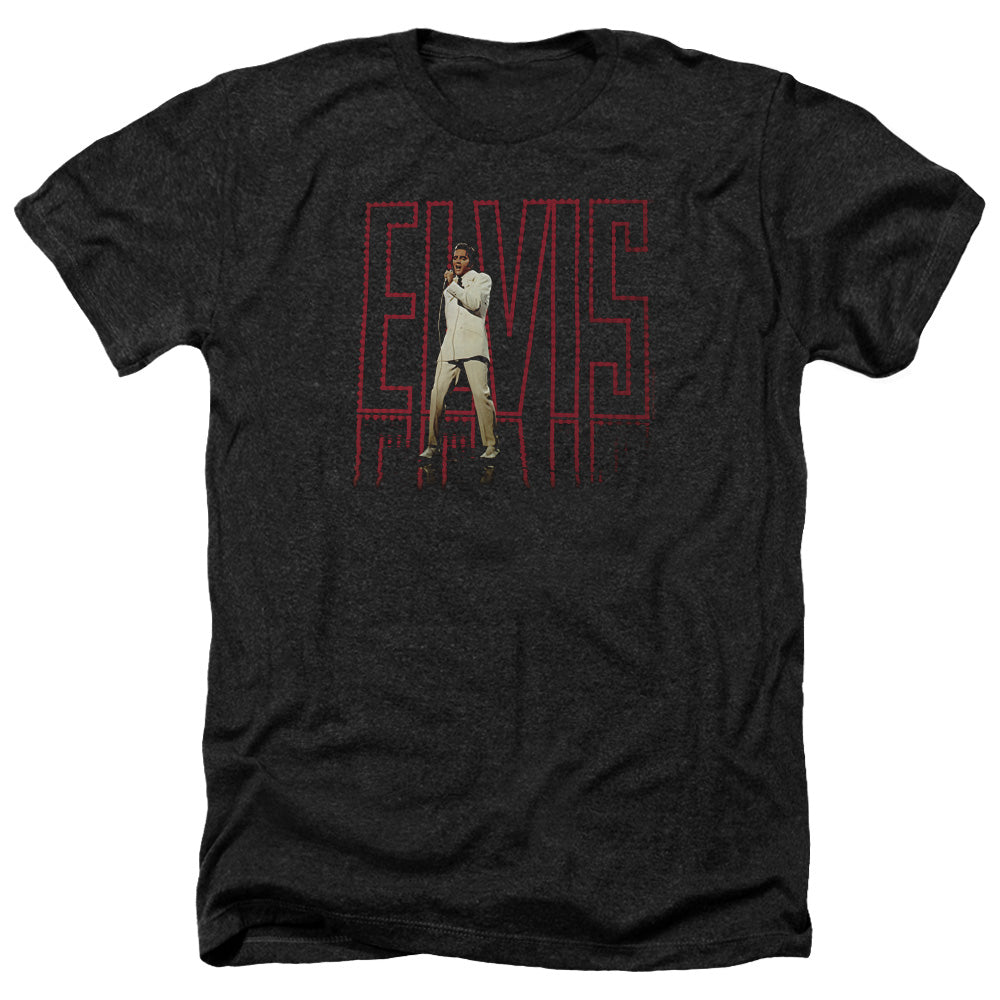 Elvis Presley - Elvis 68 Album - Adult Heather-black