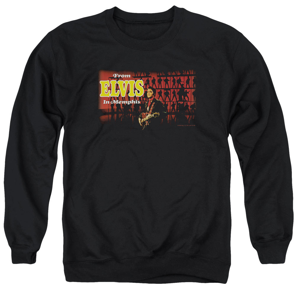 Elvis Presley - From Elvis In Memphis - Adult Crewneck Sweatshirt - Black