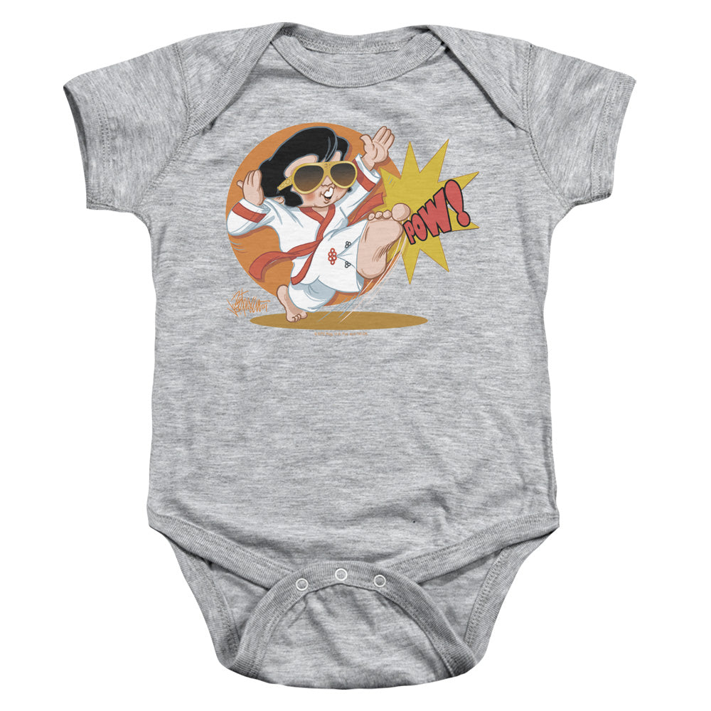 Elvis Presley - Karate King - Infant Snapsuit - Athletic Heather