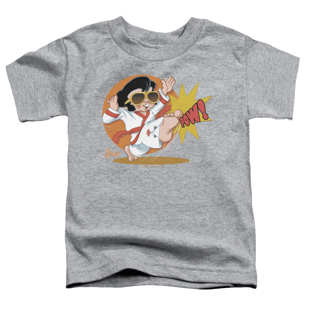 Elvis Presley - Karate King - Short Sleeve Toddler Tee - Athletic Heather T-shirt