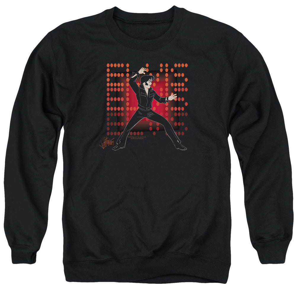 Elvis Presley - 69 Anime - Adult Crewneck Sweatshirt - Black