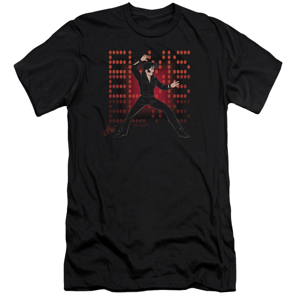 Elvis Presley - 69 Anime-premuim Canvas Adult Slim Fit 30/1 - Black