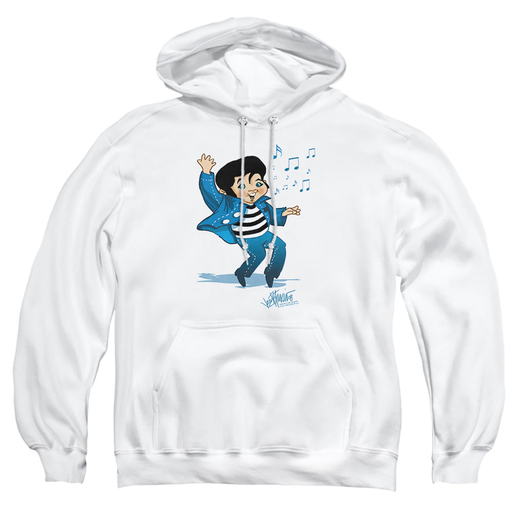 Elvis Presley - Lil Jailbird - Adult Pull-over Hoodie - White