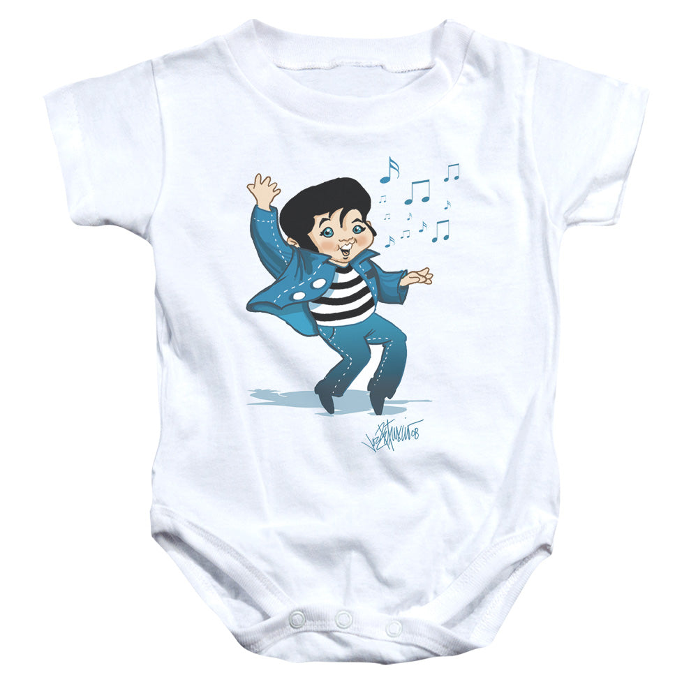 Elvis Presley - Lil Jailbird - Infant Snapsuit - White