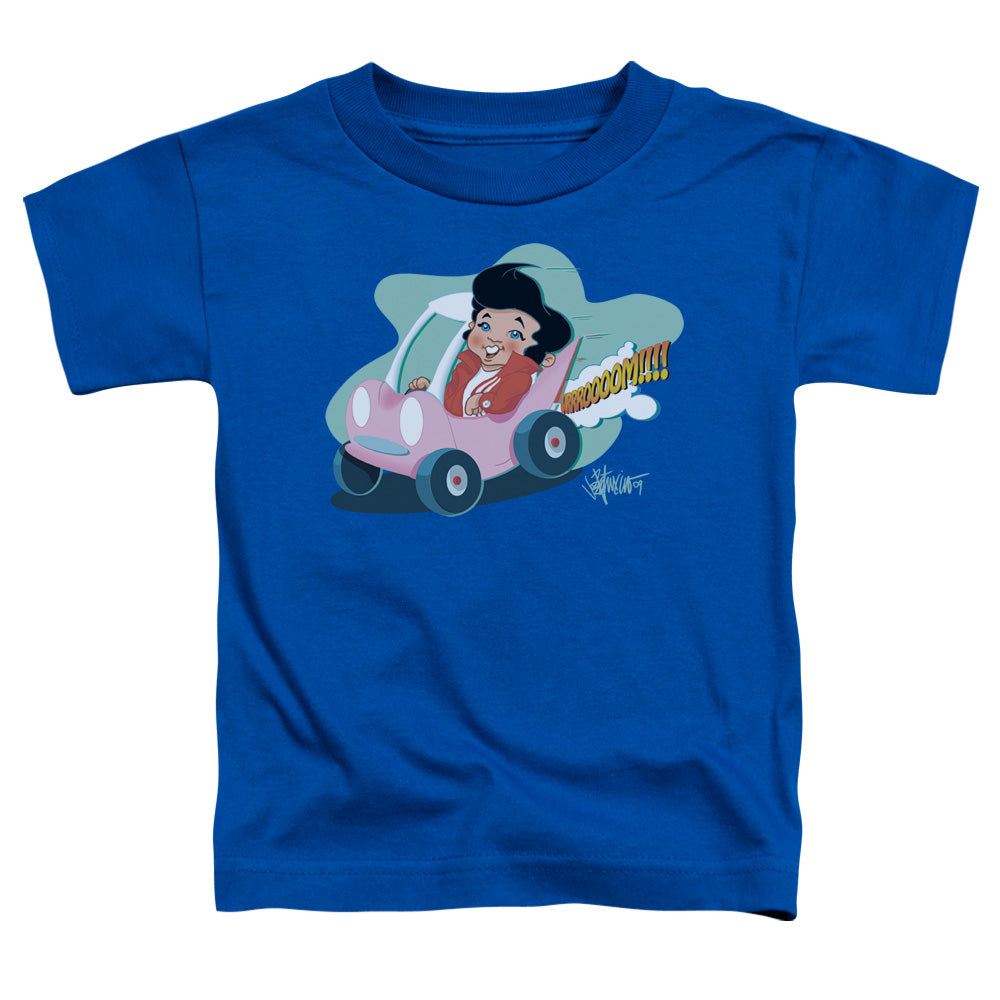 ELVIS PRESLEY SPEEDWAY - S/S TODDLER TEE - ROYAL BLUE - T-Shirt