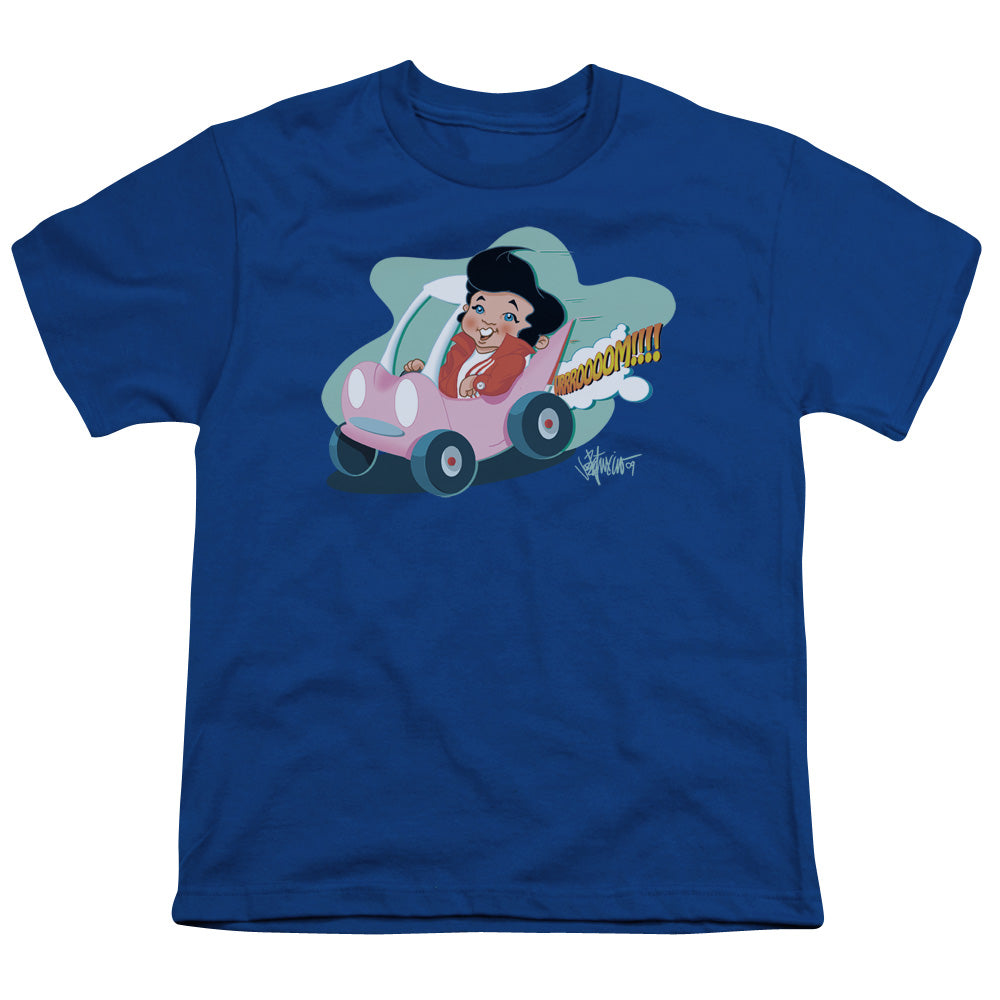 Elvis Presley - Speedway - Short Sleeve Youth 18/1 - Royal Blue T-shirt