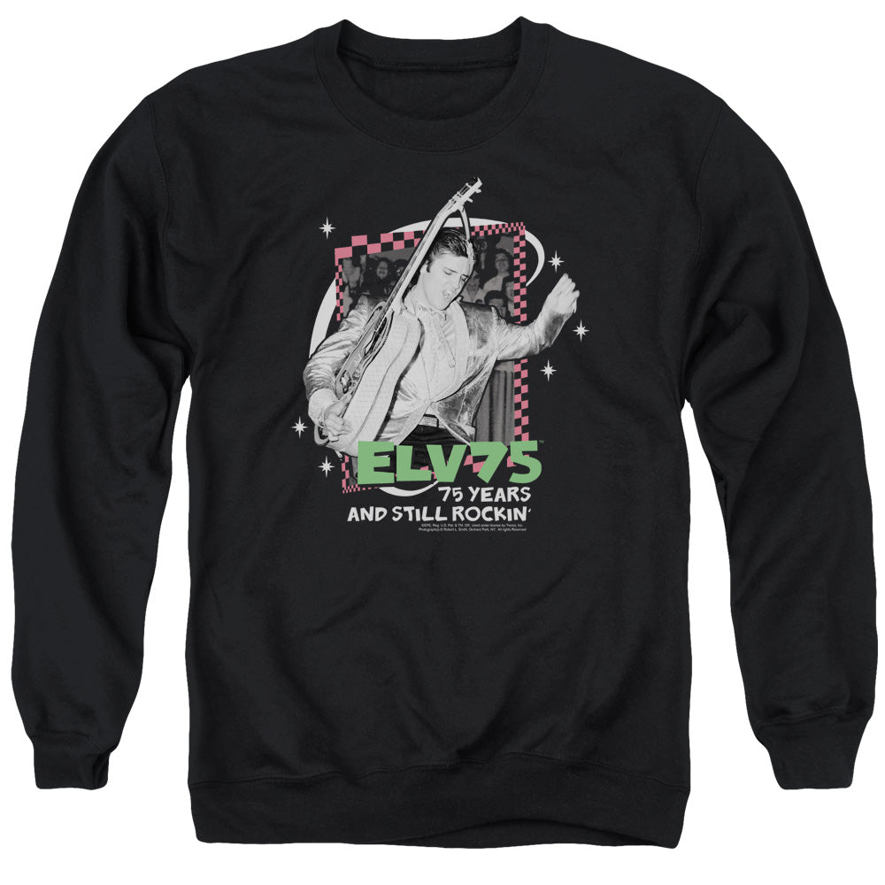 Elvis Presley - Still Rockin - Adult Crewneck Sweatshirt - Black