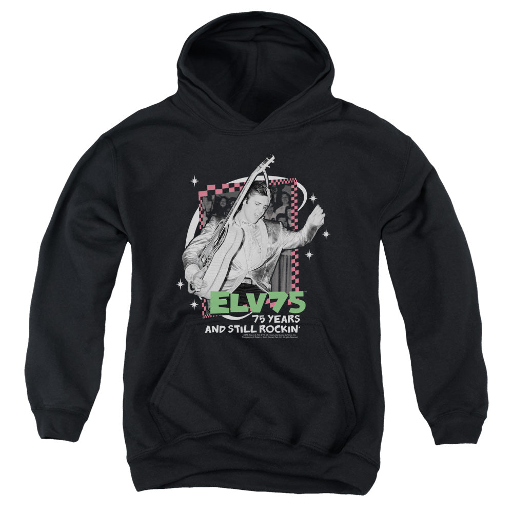 Elvis Presley - Still Rockin - Youth Pull-over Hoodie - Black
