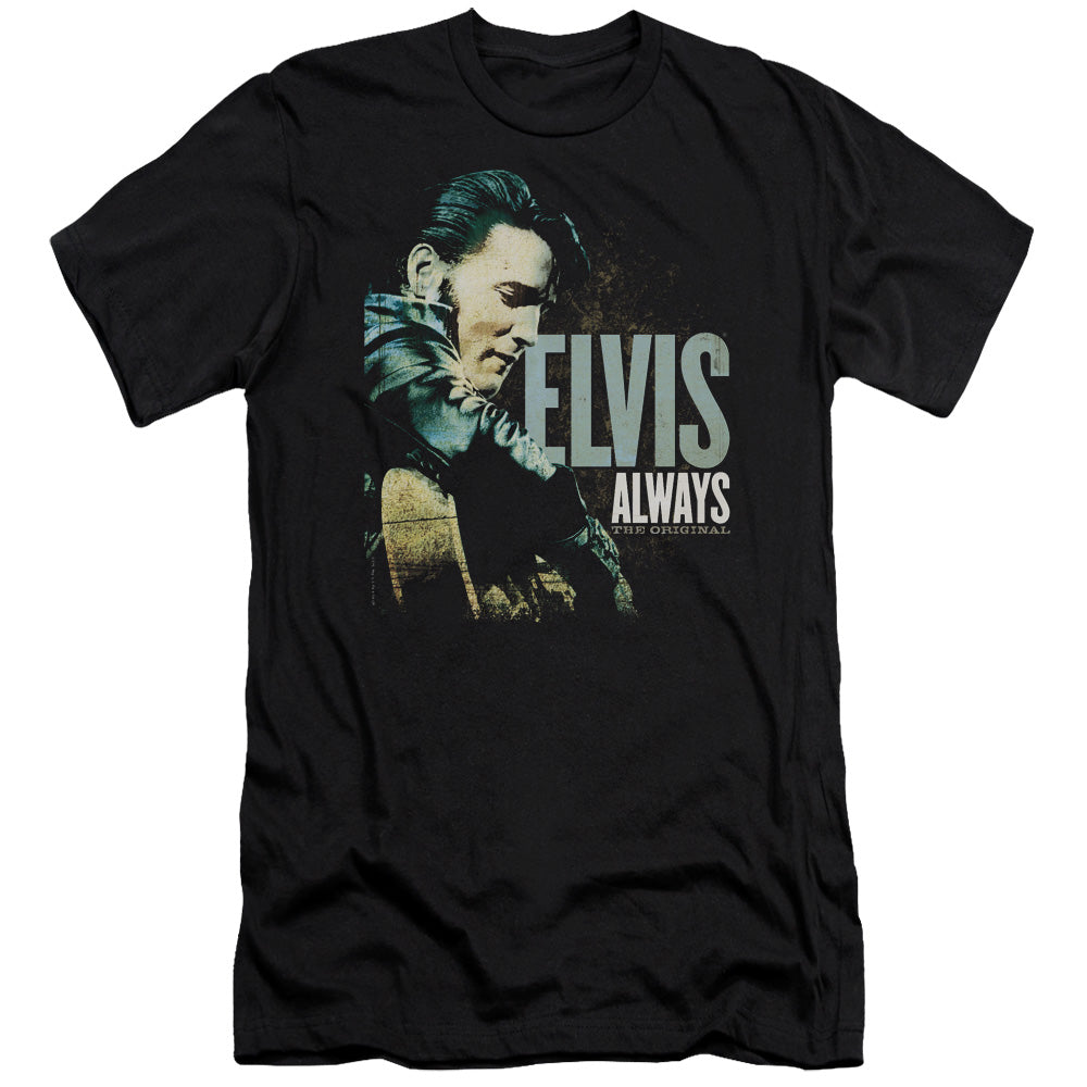 Elvis Presley - Always The Original - Short Sleeve Adult 30/1 - Black T-shirt