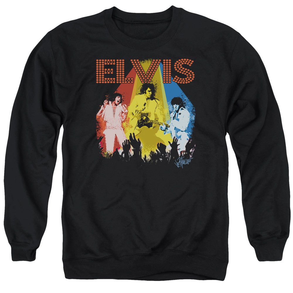 Elvis Presley - Vegas Remembered - Adult Crewneck Sweatshirt - Black