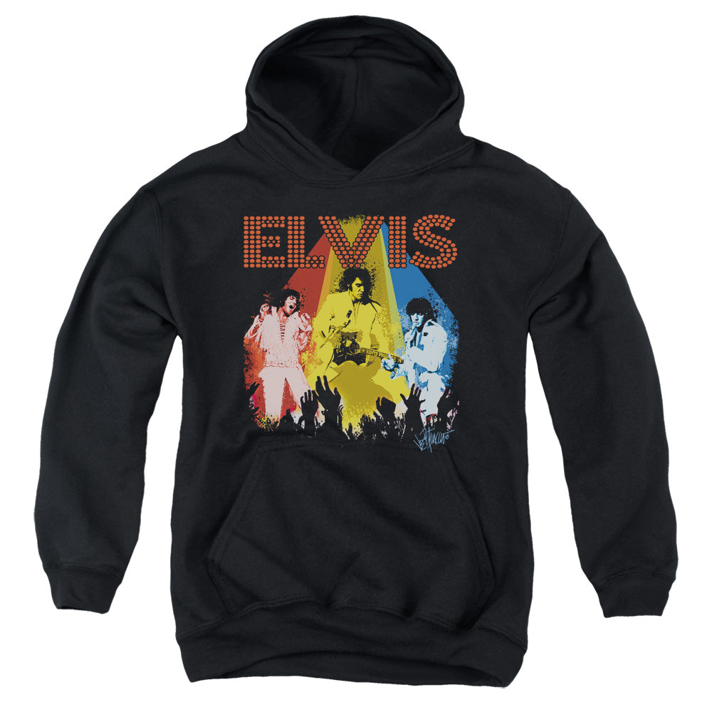 Elvis Presley - Vegas Remembered - Youth Pull-over Hoodie - Black