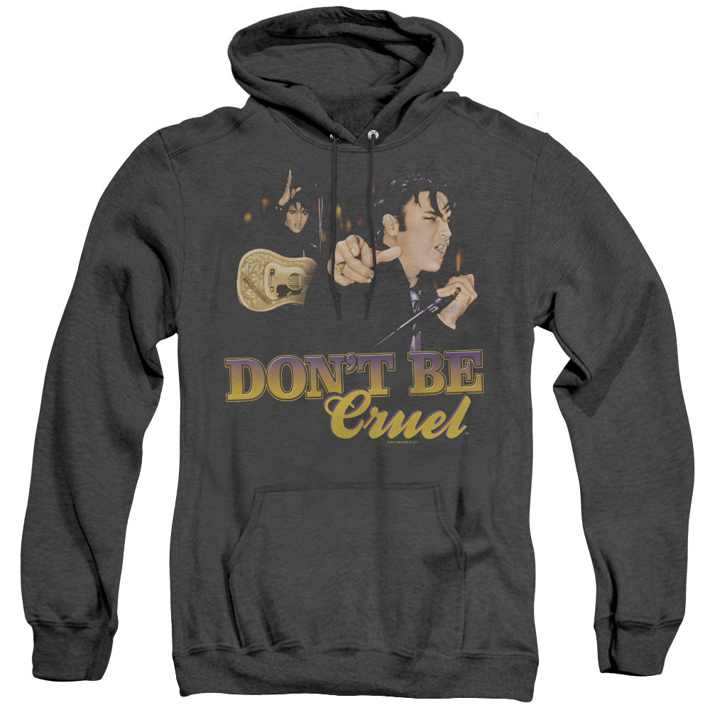 Elvis Presley - Dont Be Cruel - Adult Heather Hoodie - Black