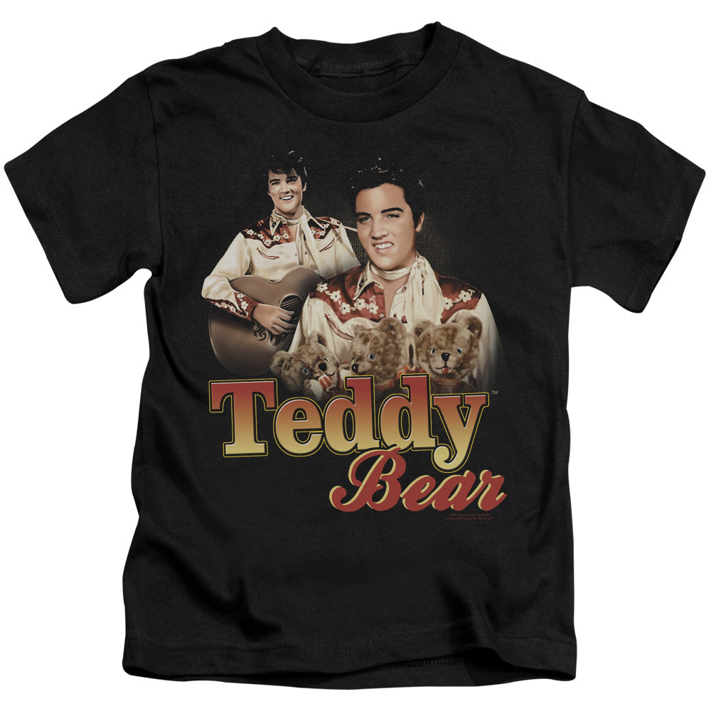 ELVIS PRESLEY TEDDY BEAR - S/S JUVENILE 18/1 - BLACK - T-Shirt