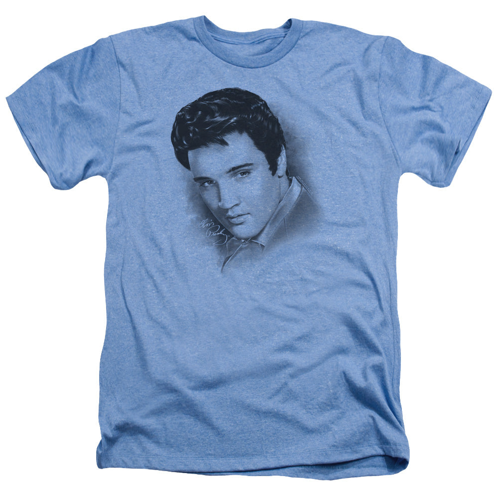 Elvis Presley - Dreamy - Adult Heather - Light Blue