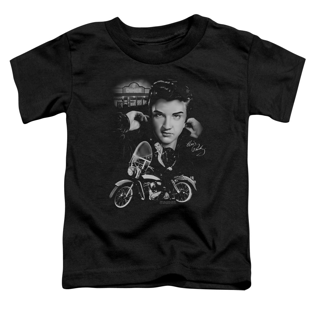 Elvis Presley - The King Rides Again - Short Sleeve Toddler Tee - Black T-shirt