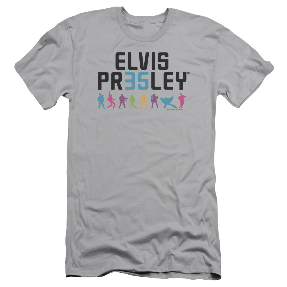 ELVIS PRESLEY 35 - S/S ADULT 30/1 - SILVER T-Shirt